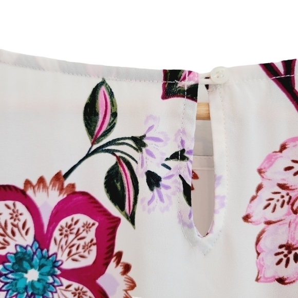 TALBOTS Floral Blouse - Picture 10 of 11